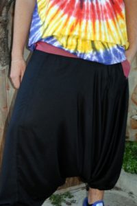 Pantalón saharawi rayón bicolor
