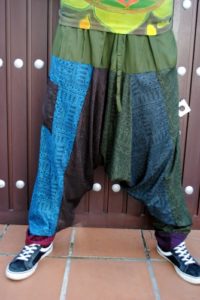 Pantalón saharawi multicolor mujer
