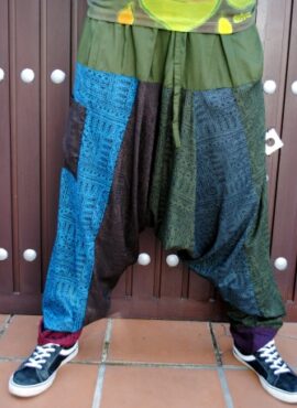 Pantalón saharawi multicolor mujer